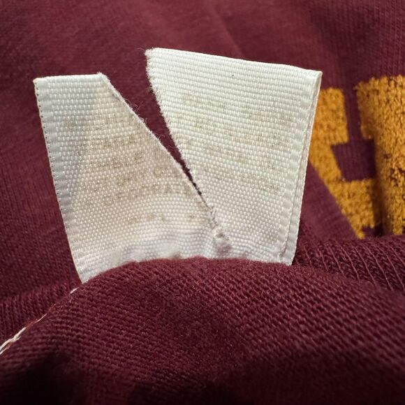 Vintage Florida State Seminoles Shirt Sz M Maroon College Football 70s 80 retro - Picture 9 of 9